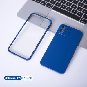 360 Full Cover Phone case Super Thin for iphone 12/12 Pro/12 Pro Max case 2 in 1 Magnetic Cover