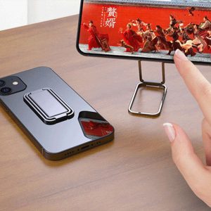 2022 Universal Ring Finger Kickstand Retractable Rotate Cell Phone Back Grip Metal Foldable Stand Phone Holder for Phone Tablets