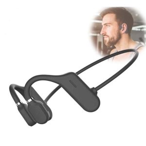 Bone Conduction Headphones Wireless Waterproof Comfortable Wear Open Ear Hook Light Weight Not In-ear Sports Earphones