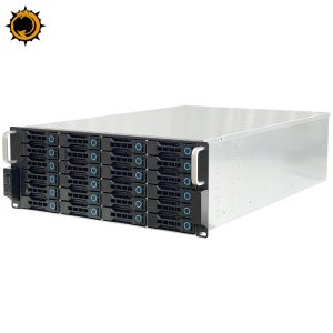 ZhenLoong LF24 4u 24 Bay Rackmount  Server case Hot Swap HDD Bays SAS SATA 19"Inch Rack Storage Chassis with Backplane 12G/8*U.2