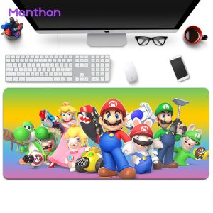 Wholesale OEM Custom Logo Design Mouse Pad XXL XL Large Big Rubber Black Anime Gaming Mouse Pad Mat for Gamer