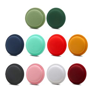 Durable Tracker Case Sticky Anti-Scratch Protect Silicone Case Cover for Airtags Tracker Protective Case for Apple Airtag Cover