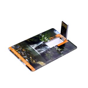 Ultra Slim Card Shaped CD Business Credit Card USB Flash Drive with Custom logo Printing