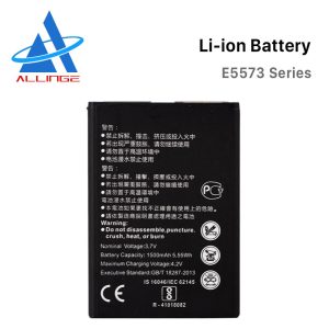 ALLINGE LG472 WiFi Router Battery 3.7V 1500mAh Replacement for E5573 Li-ion Polymer Battery