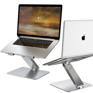 Laptop Stand Holder for Desk Adjustable Portable Computer Riser Stand Foldable Aluminum Notebook Elevator Tablet Holder Stand