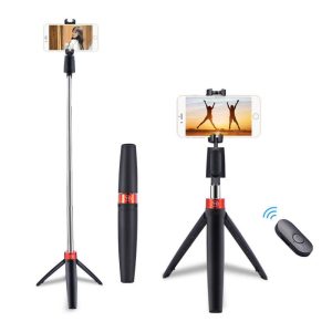 Flexible Mini Portable Phone Holder Wireless Selfie Stick Mobile Phone Tripod Wireless Selfie Tripod