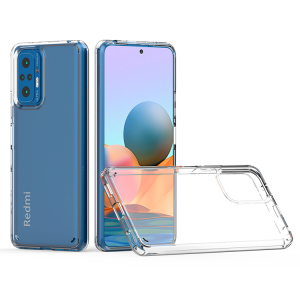 Shockproof Clear Transparent 1.5mm TPU Bumper Hybrid Phone Case for Xiaomi Redmi Note 10 Redmi Note 11 Pro